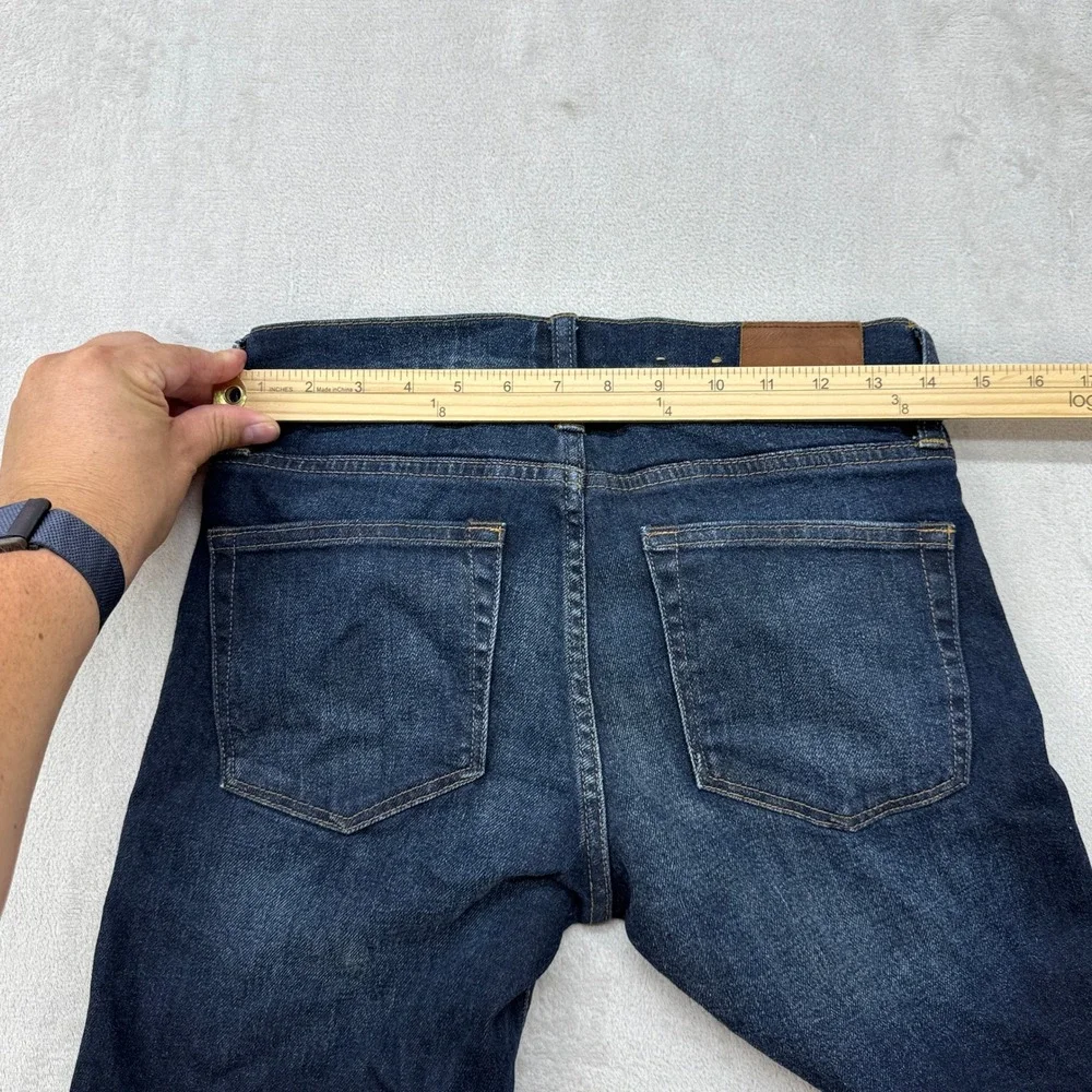 J.Crew 250 Skinny Jeans Mens 28x32 Dark Indigo Kurabo Japanese Dark Denim Preppy